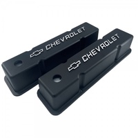 Small Block Chev 283, 305, 327 & 350 Cast Aluminium Valve Cover w/Chevrolet Logo