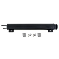Radiator Overflow Tank 2" (50mm) x 15" (380mm) Black Stainless Steel 625ml