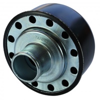 Valve Cover Breather Cap Push In 1"(25mm) Neck Black Coated Steel