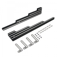 Spark Plug Ignition Lead Wire Separators Ball Milled Billet Black Alloy V8 7-9mm