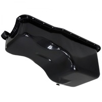 Oil Pan Ford Windsor 221-260-289-302 1963-96 Front Sump Stock Capacity Black