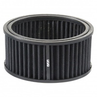 Air Cleaner Filter Element Black 6-3/8"Inch Wide 3"Inch Tall Round Cotton
