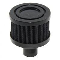 Vent Tube Breather Crankcase  5/8"(16mm) Black Top Blk Element 