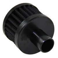 Vent Tube Breather Crankcase 3/4"(19mm) Black Top Black Elem 