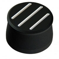 Valve Cover Breather Cap Push In 1"(25mm) Neck Alloy Black Ball Milled
