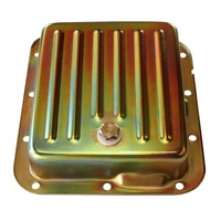 Transmission Pan Ford C4 OEM 2-3/8" Depth Zinc Steel Finned Case Fill