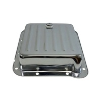 Transmission Pan Ford C4 OEM 2-3/8" Depth Chrome Steel Finned Pan Fill