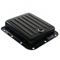 Transmission Pan Ford C4 OEM 2-3/8" Depth Black Steel Finned Pan Fill