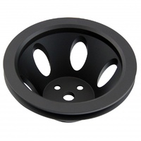 Pulley Water Pump Single Groove Swp Black Alloy Small Block Chevrolet 265-400