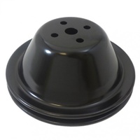 Pulley Water Pump Single Groove Swp Black Steel Small Block Chevrolet 265-400