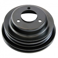 Pulley Crankshaft Triple Groove Lwp Black Steel Big Block Chevrolet 396-454