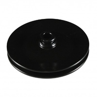 Pulley GM Power Steering Single Groove Black Steel 5/8" Shaft 5-3/4" Diam