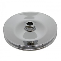 Pulley GM Power Steering Single Groove Chrome Steel 5/8" Shaft 5-3/4" Diam
