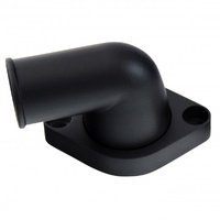 Water Neck Chevrolet Small Big Block 90 Degree Black Alloy Swivel 360 Degree