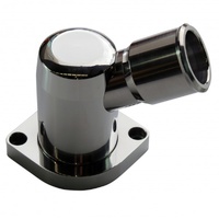 Water Neck Chevrolet LS 2004-08 Polished Alloy 45 Degree Swivel Style