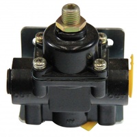 Fuel Pressure Regulator Black Painted Aluminium 5-9 Psi 3/8" Npt Ports