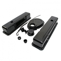 Chevrolet Small Block V8 Engine Dress Up Kit with Black Tall Valve Cover