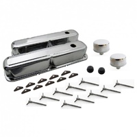 Chrysler Small Block 318-340-360 Engine Dress Up Kit Chrome Valve Covers