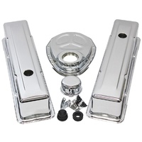 Chevrolet Small Block V8  283-350 Engine Dress Up Kit Chrome Tall Valve Cover