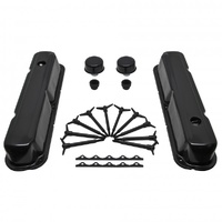 Chrysler Small Block 318-340-360 Engine Dress Up Kit Black Valve Covers