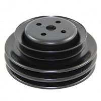 Pulley Water Pump Triple Groove Black Steel Ford Windsor 289 1964-73