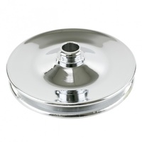 Pulley GM Power Steering Pump Single Groove Chrome Steel 3/4" Shaft