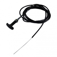 Bonnet Cable T Bar Handle 100 Inch (254cm) Long Plastic Coated