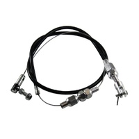 Throttle Cable Assy Kit Fits Carb Engine + some Efi Black Rubber 24 Inch Long