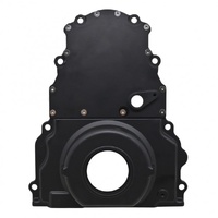 Timing Cover LS Engine 2 piece with Cam Sensor Hole (Black)