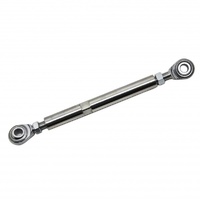 Adjustable Stainless Steel Tension Rods 5-1/2" Long with heim 3/8" Eyelet Ends