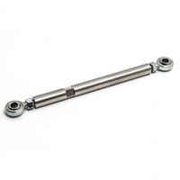 Adjustable Stainless Steel Tension Rods 7" Long with heim 3/8" Eyelet Ends