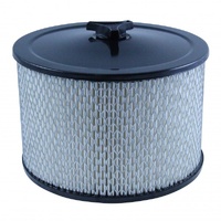 Black Air Cleaner 9" Wide x 6" Tall Holley Edelbrock Quadrajet Carburettor 