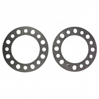 Wheel Spacer Billet Cast 8 Hole-Pair. 8mm thick, 205mm OD, 124mm ID