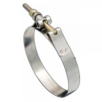 SINGLE Stainless Steel Hose Pipe T Clamp 70-79mm