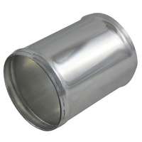 Intake Pipe Intercooler 3" (76mm) OD Straight Polished Alloy Pipe 4" (100mm)