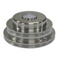 Pulley Crankshaft Triple Groove Lwp Polished Alloy Big Block Chevrolet 396-454