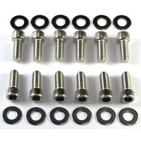 Bolt Kit Intake Chevrolet Small Block 283-400 Chrome Socket Head