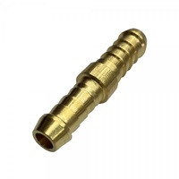 Brass Straight Reducing Joiner 5/16" (7.9mm) to 3/8" (9.5mm) Hose Tube Ends