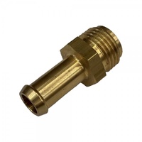 Brass Inv Male Tail 3/8" Hose to 5/8" - 18 UNF Thread suit 3/8" Tube