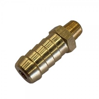 Brass Male Tail Fitting 1/2" (12.7mm) Hose Tube End to 1/4" (13.2mm) BSP Thread