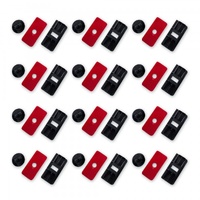 Aunger Louvre Fitting Kit Rear Louvre Mounting Clips set of 12 (LAT12)