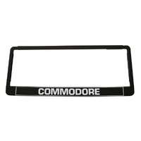 SINGLE Commodore Polymer Number Plate Frame. Suits a 6 Digit Number Plate