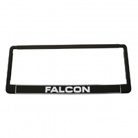 SINGLE Falcon Polymer Number Plate Frame. Suits a 6 Digit Number Plates
