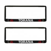 PAIR Torana Polymer Number Plate Frames. Suits 6 Digit Number Plates