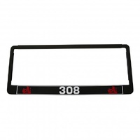 SINGLE 308 Polymer Number Plate Frame. Suits a 6 Digit Number Plate