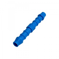 Nylon Plastic Straight Male Joiner 6mm (1/4") Barbed Hose Tube Ends