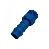Nylon Plastic Male Tail Fitting 1/2" (12.7mm) Hose Tube End to 3/8" (16.7mm) Male BSP Thread