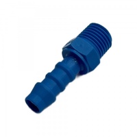 Nylon Plastic Male Tail Fitting 5/16" (7.9mm) Hose Tube End to 1/4" (13.2mm) Male BSP Thread