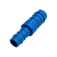 Nylon Plastic Straight Reducing Joiner 3/4" (19.1mm) to 9/16" (14mm) Hose Tube End