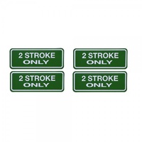  '2 Stroke Only' Decal Set - Small